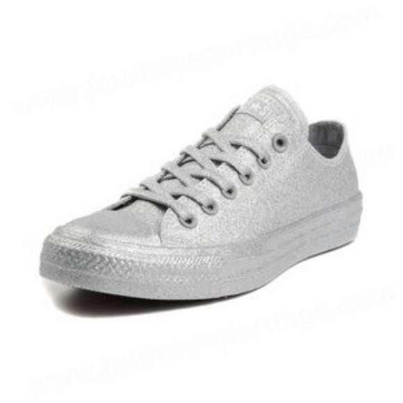 chuck taylor silver glitter